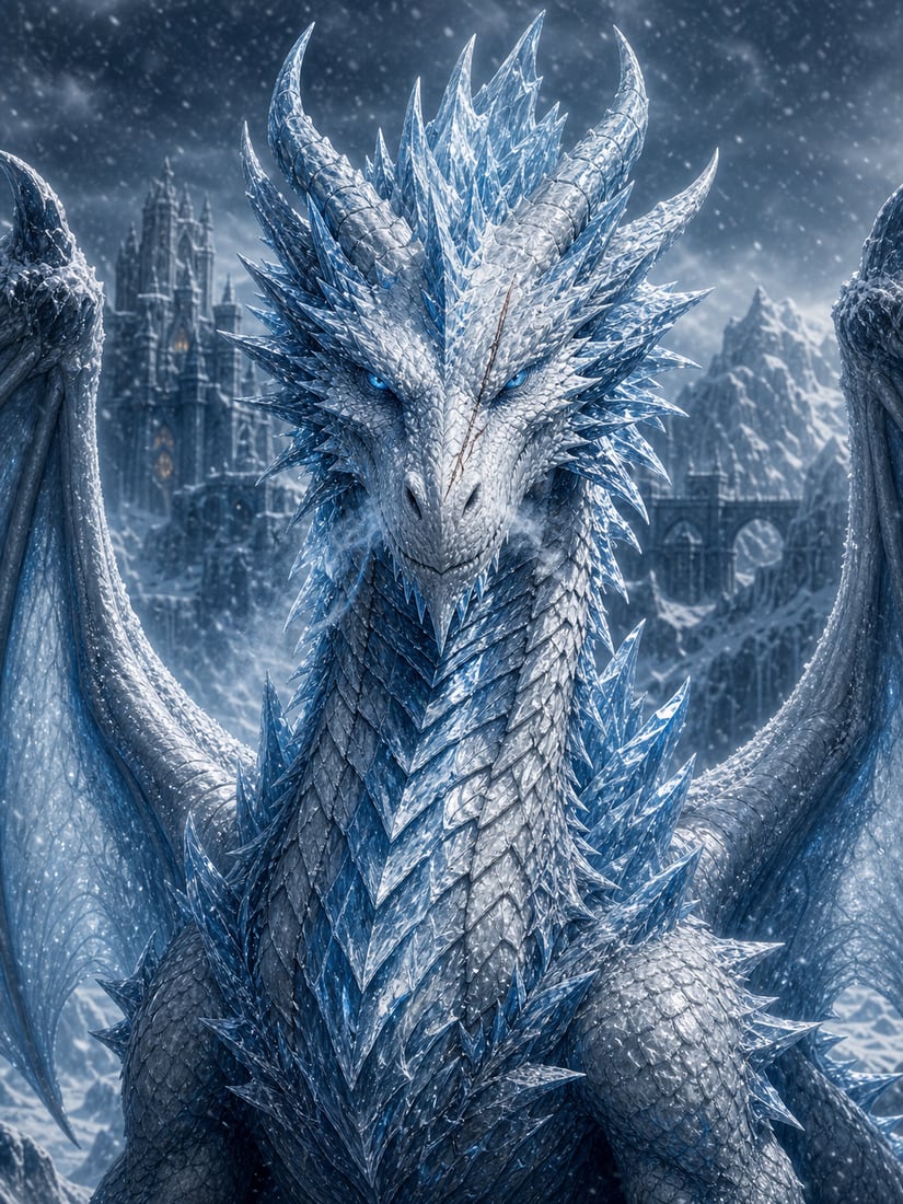 Kael Frostfang Dragon Form